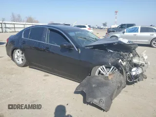 2013 Infiniti G37 x with VIN JN1CV6AR7DM357420, listed as a Copart auction lot 46552985 with Not Provided miles and Salvage Title. Bid and sale history available at DreamBid. Image 4.