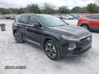 2019 Hyundai Santa Fe Ultimate with VIN 5NMS53AA1KH132335, listed as a IAAI auction lot 41553446 with 79,100 mi miles. Bid and sale history available at carsss.com. Image 1.