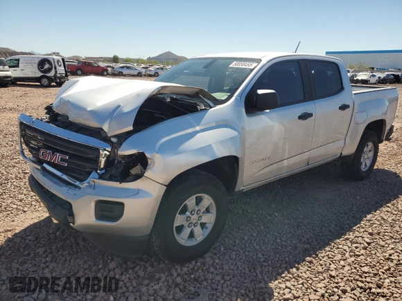 2016 GMC Canyon 2WD with VIN 1GTG5BEA1G1390236, listed as a Copart auction lot 50058495 with 143,316 mi miles and Salvage Title. Bid and sale history available at carsss.com. Image 1.