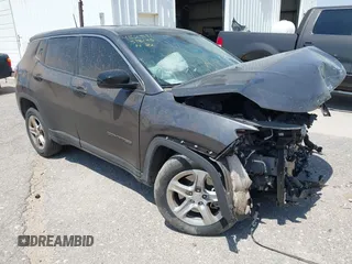 2023 Jeep Compass Sport with VIN 3C4NJDANXPT571285, listed as a IAAI auction lot 42314882 with 17,957 mi miles and . Bid and sale history available at DreamBid. Image 1.