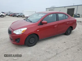 2020 Mitsubishi Mirage ES z VIN ML32F3FJ0LHF12409, wystawiony jako Copart lot #44531005 z przebiegiem 90 997 mil mil oraz Szkoda całkowita • Salvage title. Historia ofert i sprzedaży dostępna na DreamBid. Obrazek 1.