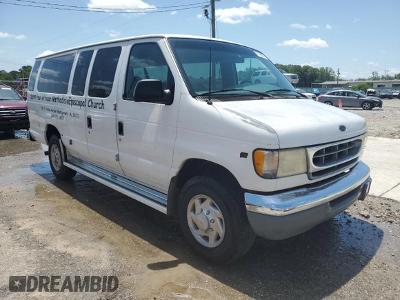 2001 Ford Econoline Passenger XL with VIN 1FBSS31L41HA22362, listed as a Copart auction lot 61076525 with 97,207 mi miles and Salvage title. Bid and sale history available at DreamBid. Image 4.