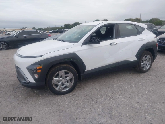 2025 Hyundai Kona SE with VIN KM8HA3AB3SU233511, listed as a IAAI auction lot 41592301 with 1,394 mi miles. Bid and sale history available at carsss.com. Image 22.