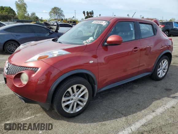 2012 Nissan Juke SL with VIN JN8AF5MV7CT122917, listed as a Copart auction lot 50594595 with 131,513 mi miles and Salvage Title. Bid and sale history available at DreamBid. Image 1.