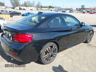 2018 BMW 2 Series M240i with VIN WBA2J5C58JVC07282, listed as a IAAI auction lot 42148314 with 34,456 mi miles and . Bid and sale history available at DreamBid. Image 4.