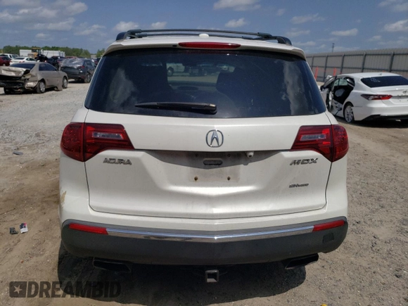 2010 Acura MDX with VIN 2HNYD2H26AH525905, listed as a Copart auction lot 51384375 with Not Provided miles and Salvage Title. Bid and sale history available at carsss.com. Image 6.