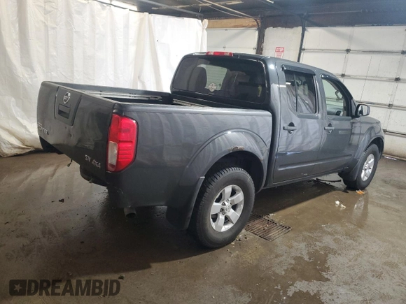 2012 Nissan Frontier Pro-4X with VIN 1N6AD0EV4CC422656, listed as a Copart auction lot 60454985 with 152,535 mi miles and Salvage title. Bid and sale history available at DreamBid. Image 3.