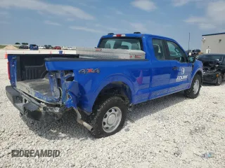 2021 Ford F-150 XL with VIN 1FTEX1EB1MKE59470, listed as a Copart auction lot 53046195 with 108,271 mi miles and Salvage title. Bid and sale history available at DreamBid. Image 3.