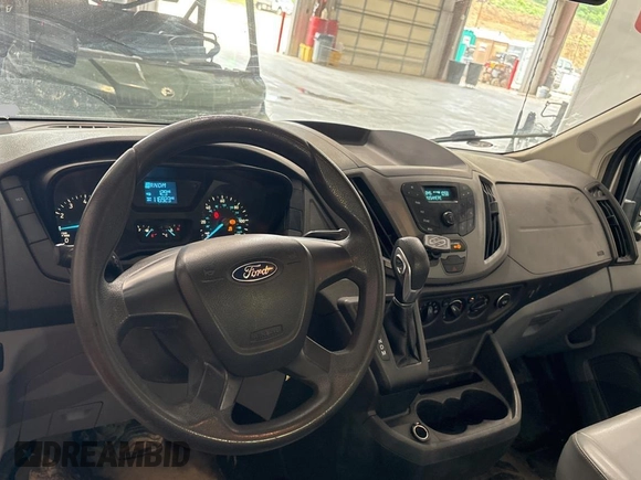 2017 Ford Transit Cargo with VIN 1FTYE9ZM8HKA10984, listed as a Copart auction lot 55094735 with 116,923 mi miles and Salvage Title. Bid and sale history available at carsss.com. Image 9.