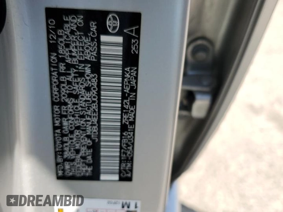2011 Toyota Corolla L with VIN JTDBU4EE2BJ090483, listed as a Copart auction lot 49170345 with 110,160 mi miles and Salvage Title. Bid and sale history available at carsss.com. Image 13.