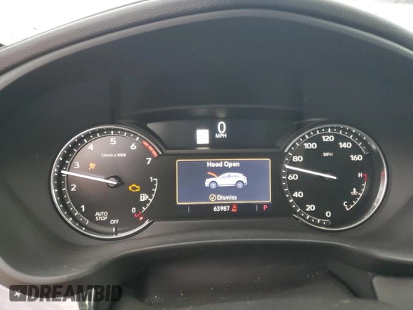 2021 Cadillac XT4 FWD Premium Luxury with VIN 1GYFZCR48MF083164, listed as a Copart auction lot 55377235 with 63,987 mi miles and Salvage title. Bid and sale history available at DreamBid. Image 9.