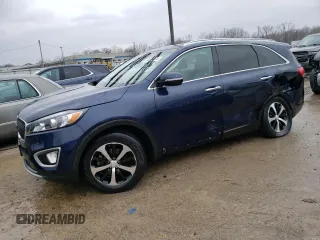 2018 Kia Sorento EX z VIN 5XYPH4A57JG420147, wystawiony jako Copart lot #44851075 z przebiegiem 117 185 mil mil oraz Nie do naprawy • Non repairable. Historia ofert i sprzedaży dostępna na DreamBid. Obrazek 1.