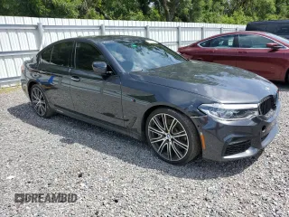 2017 BMW 5 Series 540i with VIN WBAJE5C37HG915145, listed as a Copart auction lot 60360365 with Not provided miles and Salvage title. Bid and sale history available at DreamBid. Image 4.