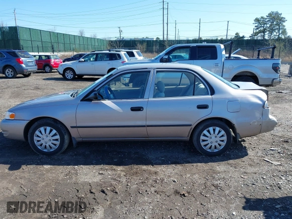 1999 Toyota Corolla VE with VIN 2T1BR12E0XC103688, listed as a IAAI auction lot 41938086 with 203,600 mi miles and . Bid and sale history available at DreamBid. Image 14.