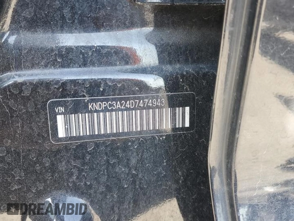 2013 Kia Sportage EX z VIN KNDPC3A24D7474943, wystawiony jako Copart lot #43266565 z przebiegiem 85 017 mil mil oraz Szkoda całkowita • Salvage title. Historia ofert i sprzedaży dostępna na DreamBid. Obrazek 13.