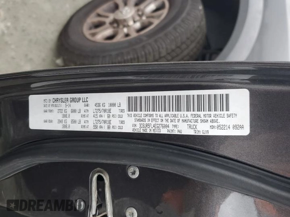 2014 Ram 2500 Laramie with VIN 3C6UR5FL4EG276004, listed as a Copart auction lot 42636305 with 228,911 mi miles and Salvage Title. Bid and sale history available at carsss.com. Image 12.