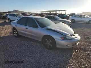 2003 Chevrolet Cavalier LS with VIN 1G1JF52FX37371785, listed as a Copart auction lot 71580084 with 77,603 mi miles and Salvage Title. Bid and sale history available at carsss.com. Image 4.