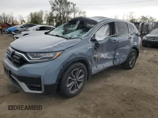 2022 Honda CR-V EX-L with VIN 5J6RT6H85NL005805, listed as a Copart auction lot 52603345 with 164,362 mi miles and Salvage Title. Bid and sale history available at DreamBid. Image 1.