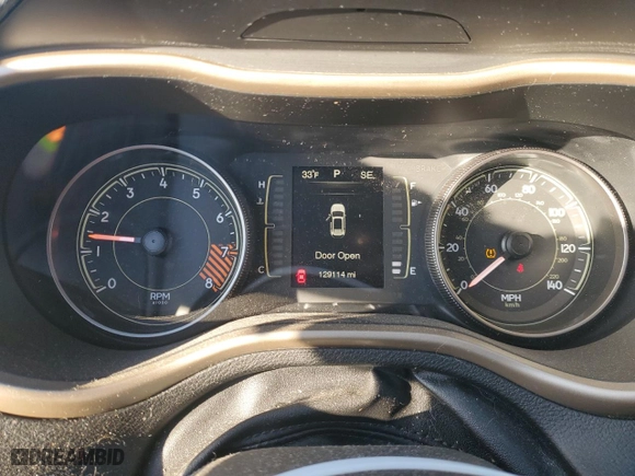 2014 Jeep Cherokee Latitude with VIN 1C4PJMCS8EW242720, listed as a Copart auction lot 42369075 with 129,114 mi miles and Salvage Title. Bid and sale history available at carsss.com. Image 9.
