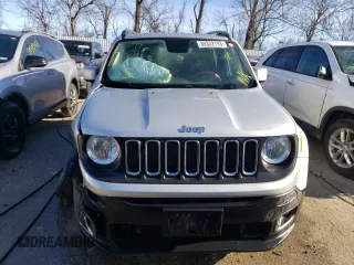 2018 Jeep Renegade Latitude with VIN ZACCJABB2JPJ35522, listed as a Copart auction lot 80332793 with 81,256 mi miles and Salvage title. Bid and sale history available at DreamBid. Image 5.
