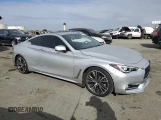 2020 Infiniti Q60 Luxe with VIN JN1EV7EK9LM341035, listed as a Copart auction lot 79031184 with 70,291 mi miles and Salvage Title. Bid and sale history available at carsss.com. Image 4.