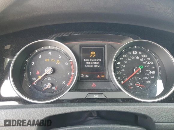 2019 Volkswagen Golf GTI S with VIN 3VW6T7AU6KM012050, listed as a Copart auction lot 45873434 with 61,116 mi miles. Bid and sale history available at carsss.com. Image 9.