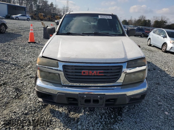 2005 GMC Canyon SLE Z71 with VIN 1GTDT196658160205, listed as a Copart auction lot 85225514 with 144,361 mi miles and Salvage Title. Bid and sale history available at carsss.com. Image 5.