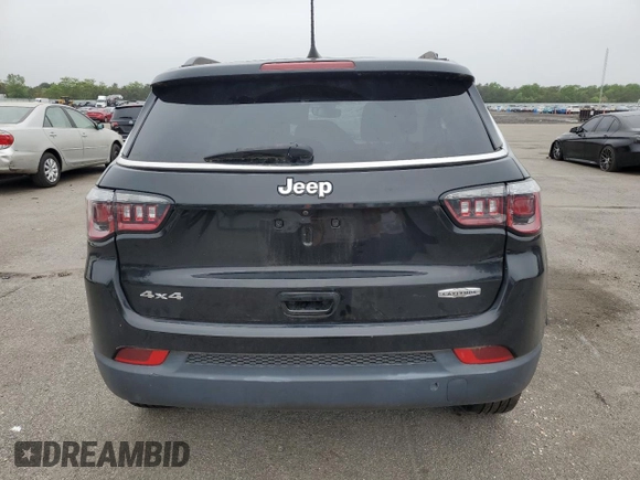 2020 Jeep Compass Latitude with VIN 3C4NJDBB8LT138319, listed as a Copart auction lot 58941325 with 32,620 mi miles and Salvage title. Bid and sale history available at DreamBid. Image 6.
