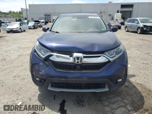 2017 Honda CR-V EX-L with VIN 2HKRW2H83HH622134, listed as a Copart auction lot 54159345 with 125,102 mi miles and Salvage Title. Bid and sale history available at carsss.com. Image 5.