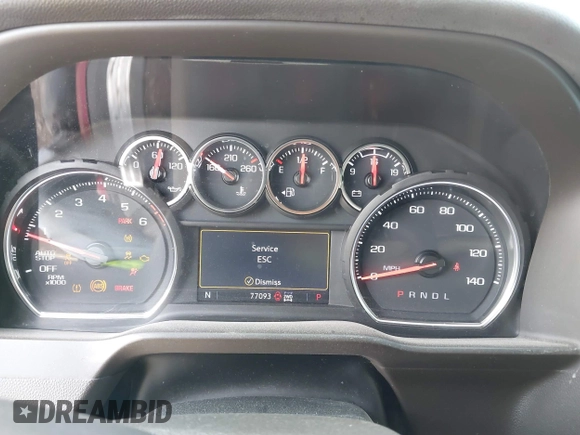 2021 Chevrolet Silverado 1500 LT with VIN 3GCUYDED6MG222752, listed as a IAAI auction lot 41705299 with 77,093 mi miles and . Bid and sale history available at DreamBid. Image 7.