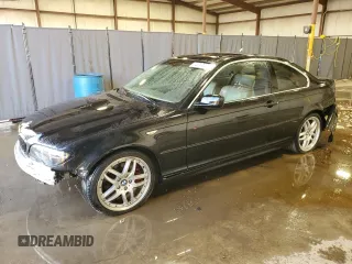 2004 BMW 3 Series 330Ci with VIN WBABD53474PL10360, listed as a Copart auction lot 47927815 with 124,522 mi miles and Salvage title. Bid and sale history available at DreamBid. Image 1.