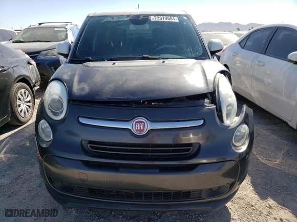 2014 FIAT 500L Easy with VIN ZFBCFABH8EZ003335, listed as a Copart auction lot 72079684 with 85,084 mi miles and Salvage Title. Bid and sale history available at carsss.com. Image 5.