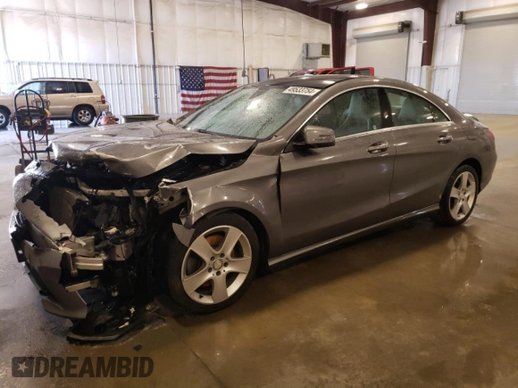 2015 Mercedes-Benz CLA 250 with VIN WDDSJ4GBXFN263344, listed as a Copart auction lot 49533754 with 92,601 mi miles and . Bid and sale history available at DreamBid. Image 1.
