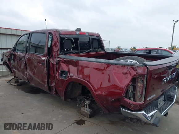 2025 Ram 1500 Big Horn with VIN 1C6RREFG5SN597979, listed as a IAAI auction lot 41931498 with 24,567 mi miles and . Bid and sale history available at DreamBid. Image 14.