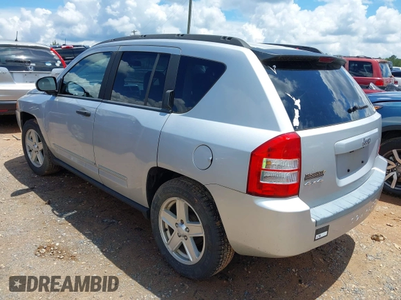 2008 Jeep Compass Sport with VIN 1J8FF47W08D749405, listed as a IAAI auction lot 42216678 with 172,185 mi miles and . Bid and sale history available at DreamBid. Image 3.