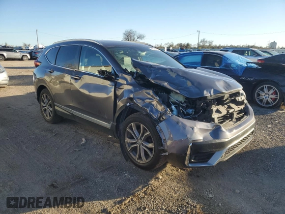 2021 Honda CR-V Touring with VIN 2HKRW1H94MH421372, listed as a Copart auction lot 86831334 with 53,693 mi miles and Salvage Title. Bid and sale history available at carsss.com. Image 4.