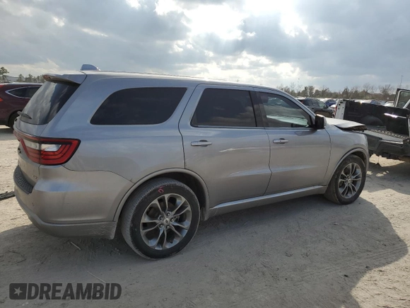 2019 Dodge Durango GT Plus with VIN 1C4RDHDG0KC684535, listed as a Copart auction lot 43774465 with 116,351 mi miles and Salvage Title. Bid and sale history available at carsss.com. Image 3.
