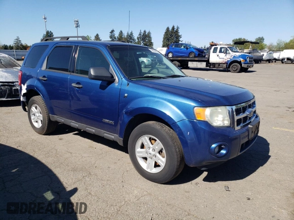 2008 Ford Escape Hybrid with VIN 1FMCU59H78KE46326, listed as a Copart auction lot 53535205 with 215,094 mi miles and Salvage title. Bid and sale history available at DreamBid. Image 4.