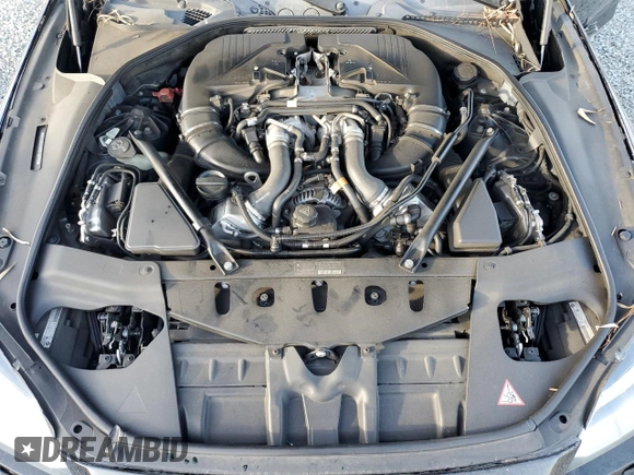 2013 BMW 6 Series 650i with VIN WBA6B2C50DD128130, listed as a Copart auction lot 46718645 with 123,540 mi miles and Salvage Title. Bid and sale history available at DreamBid. Image 12.