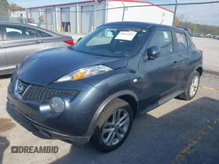 2014 Nissan Juke S with VIN JN8AF5MR0ET358508, listed as a IAAI auction lot 40642541 with 55,958 mi miles. Bid and sale history available at carsss.com. Image 2.
