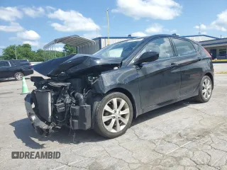 2012 Hyundai Accent SE with VIN KMHCU5AE2CU044616, listed as a Copart auction lot 57677885 with 91,447 mi miles and Salvage title. Bid and sale history available at DreamBid. Image 1.