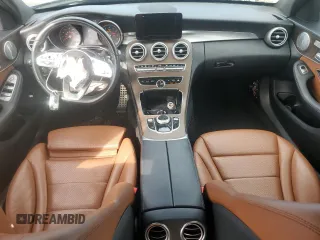 2019 Mercedes-Benz C 300 with VIN 55SWF8EBXKU306577, listed as a Copart auction lot 72605654 with 83,157 mi miles and Salvage Title. Bid and sale history available at carsss.com. Image 8.