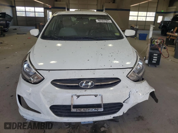 2017 Hyundai Accent SE with VIN KMHCT4AE5HU326141, listed as a Copart auction lot 46502905 with Not Provided miles and Salvage Title. Bid and sale history available at carsss.com. Image 5.