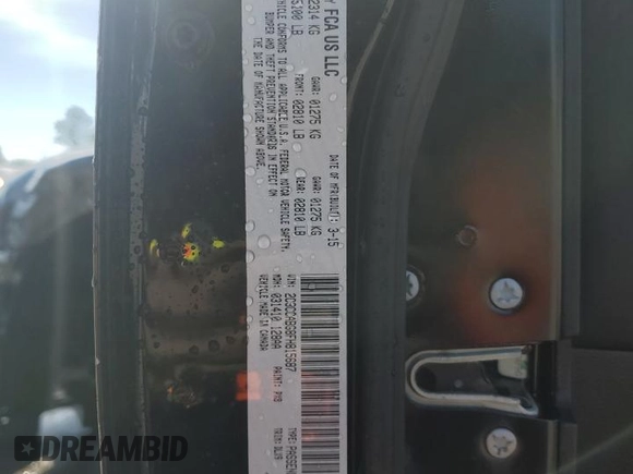 2015 Chrysler 300 with VIN 2C3CCABG8FH815687, listed as a Copart auction lot 48177935 with 89,837 mi miles and Salvage Title. Bid and sale history available at carsss.com. Image 13.