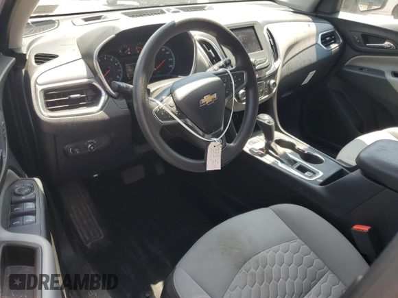 2020 Chevrolet Equinox LS z VIN 2GNAX5EV3L6243709, wystawiony jako Copart lot #59105145 z przebiegiem 286 324 mil mil oraz Szkoda całkowita • Salvage title. Historia ofert i sprzedaży dostępna na DreamBid. Obrazek 8.