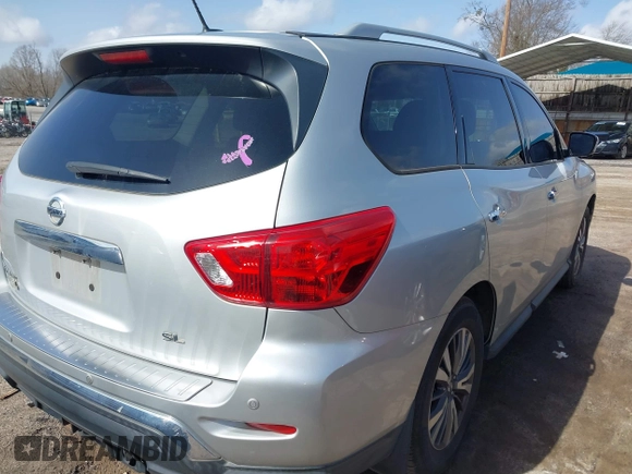 2017 Nissan Pathfinder SV with VIN 5N1DR2MNXHC603746, listed as a IAAI auction lot 41736575 with 174,439 mi miles and . Bid and sale history available at DreamBid. Image 4.