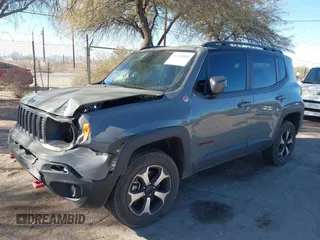 2021 Jeep Renegade Trailhawk z VIN ZACNJDC19MPN25411, wystawiony jako IAAI lot #41398000 z przebiegiem 45 678 mil mil oraz . Historia ofert i sprzedaży dostępna na DreamBid. Obrazek 6.