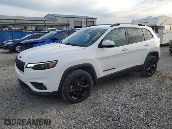 2021 Jeep Cherokee Latitude Plus z VIN 1C4PJLLB5MD112852, wystawiony jako Copart lot #51760005 z przebiegiem 80 804 mil mil oraz Szkoda całkowita • Salvage title. Historia ofert i sprzedaży dostępna na DreamBid. Obrazek 1.