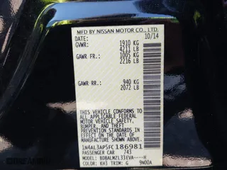 2015 Nissan Altima 2.5 with VIN 1N4AL3AP5FC186981, listed as a IAAI auction lot 41657318 with 120,000 mi miles. Bid and sale history available at carsss.com. Image 9.