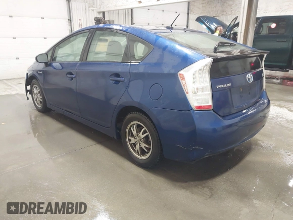 2010 Toyota Prius II with VIN JTDKN3DU6A0066434, listed as a IAAI auction lot 41848392 with 122,446 mi miles. Bid and sale history available at carsss.com. Image 3.